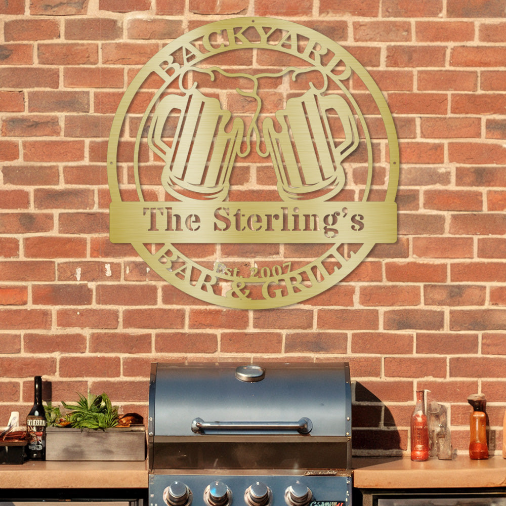 Backyard Bar & Grill Monogram