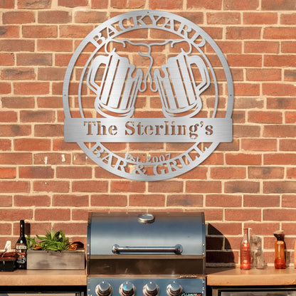 Backyard Bar & Grill Monogram